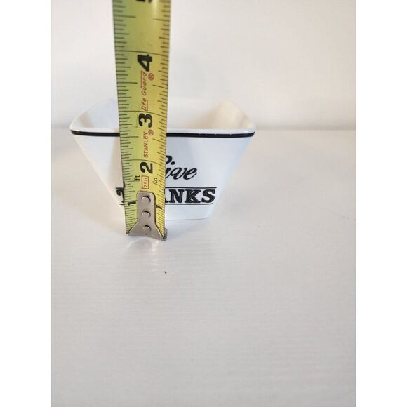 Set of 4 Give Thanks Black & White Small Appetizer Bowls - Picture 5 of 8